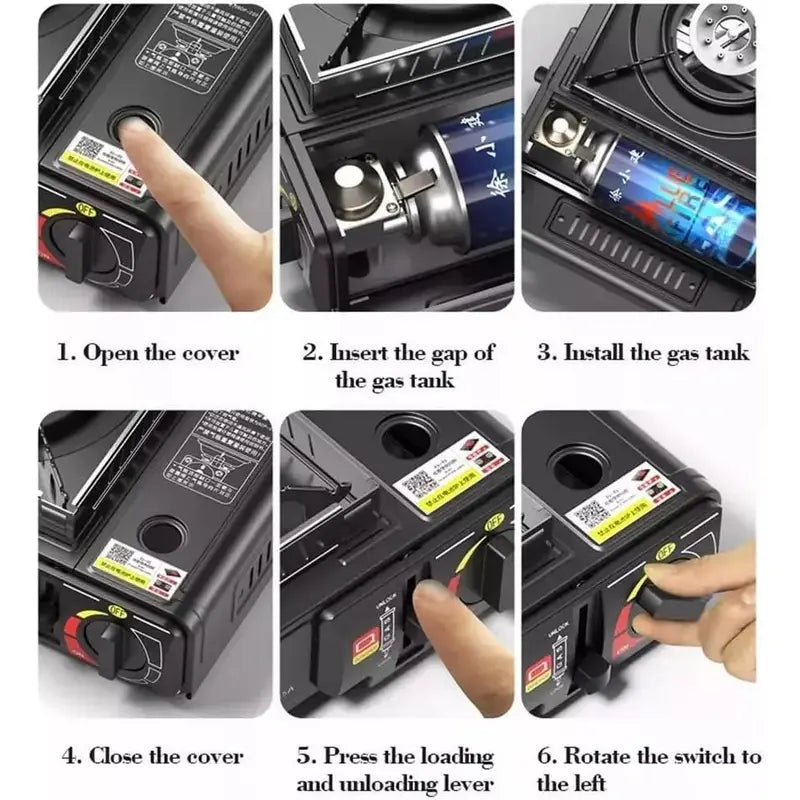Portable Camping Gas Stove – Single Burner Outdoor Cooker