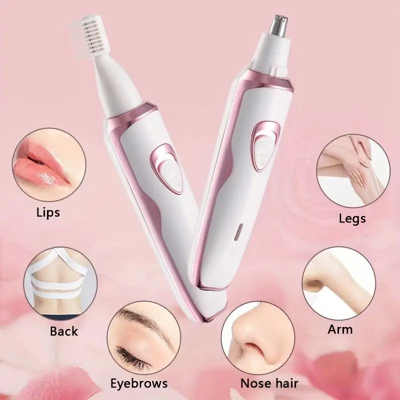 4-in-1 Electric Razor for Women – Rechargeable Grooming Kit