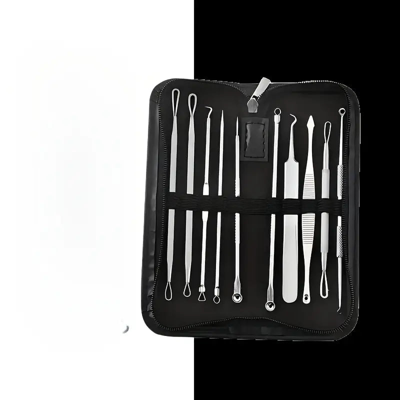 10 Pcs Professional Pimple Removal Kit – Blackhead & Whitehead Extractor Tools