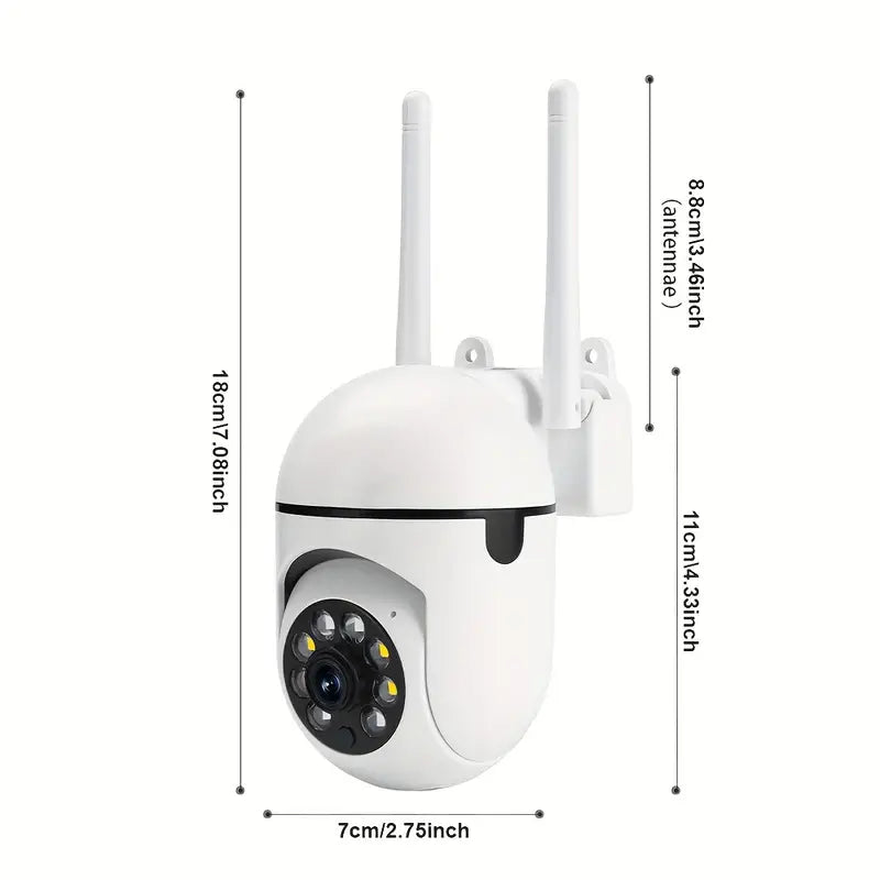 1080P Full HD WiFi Security Camera – 2PCS Outdoor Surveillance Set