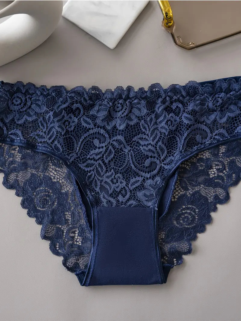 5pcs Women's Solid Color Underwear Set