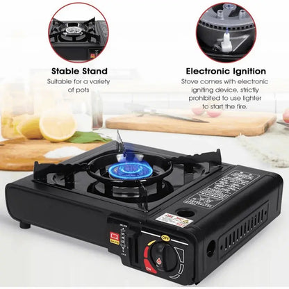 Portable Camping Gas Stove – Single Burner Outdoor Cooker