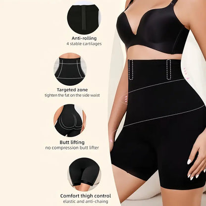 High-Waist Tummy Control Shapewear Shorts for Women