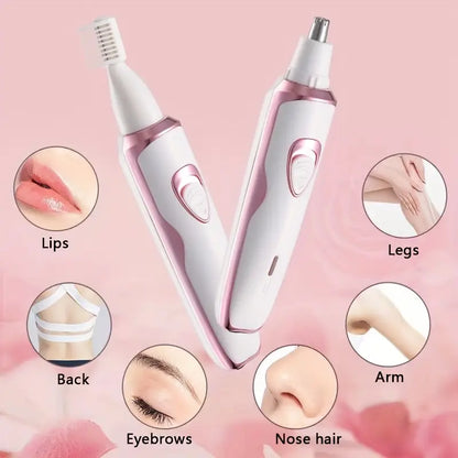 4-in-1 Electric Razor for Women – Rechargeable Grooming Kit