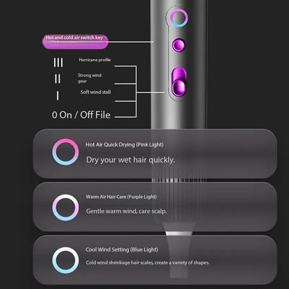 Powerful Ionic Hair Dryer with Diffuser