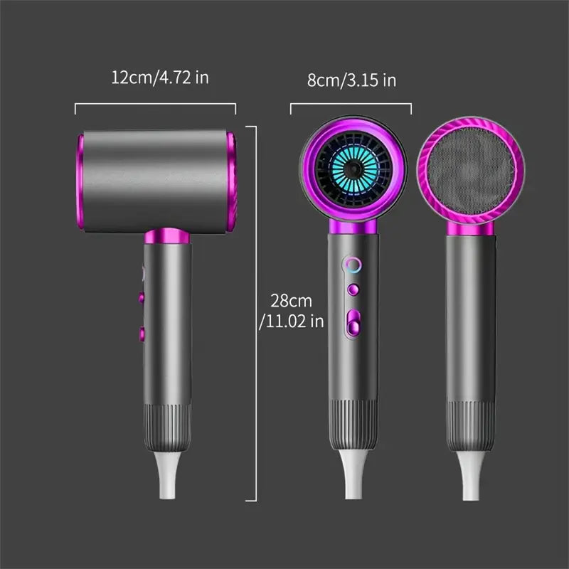 Powerful Ionic Hair Dryer with Diffuser