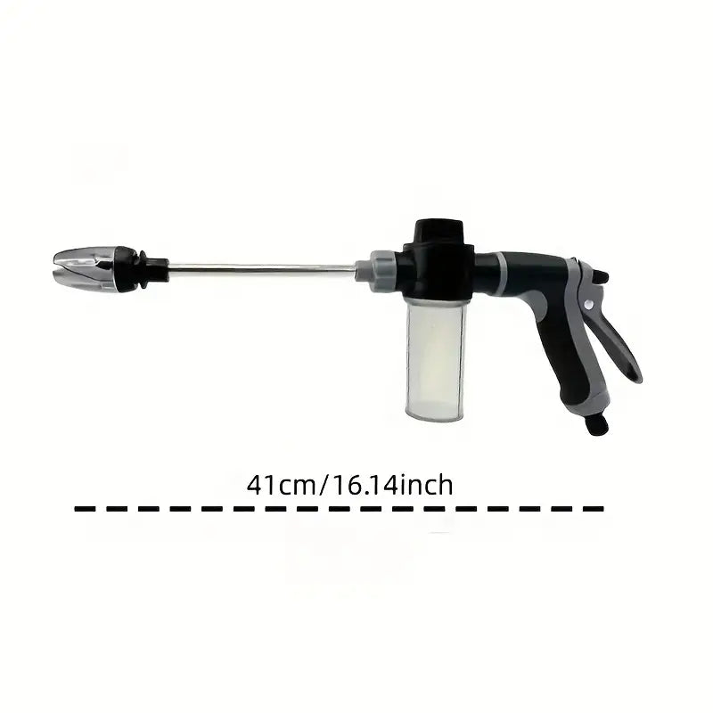 High-Pressure Car Wash Gun with Foam Dispenser