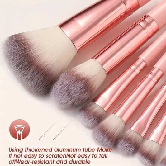 40 Pcs Complete Makeup Kit – Brushes, Sponges, Puffs & Storage Case