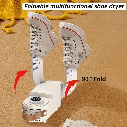 Folding Shoe Dryer – Portable Electric Boot & Shoe Warmer