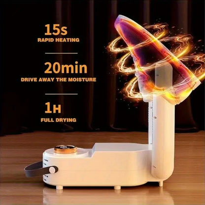 Folding Shoe Dryer – Portable Electric Boot & Shoe Warmer