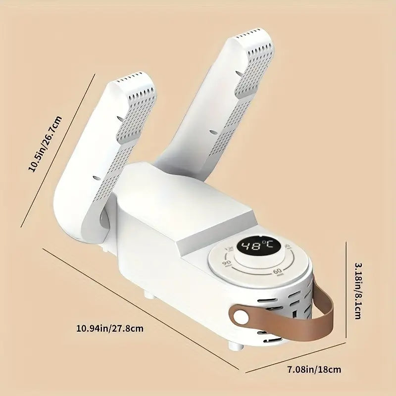 Folding Shoe Dryer – Portable Electric Boot & Shoe Warmer