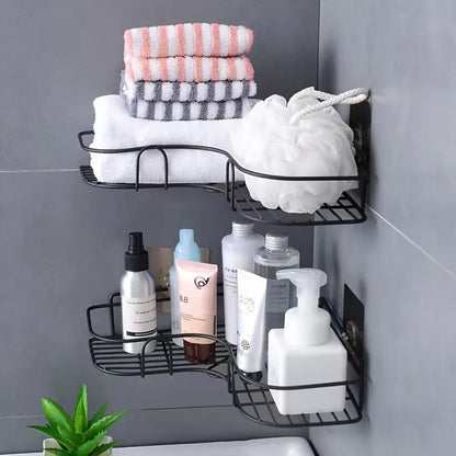 Rust-Resistant Corner Shower Rack