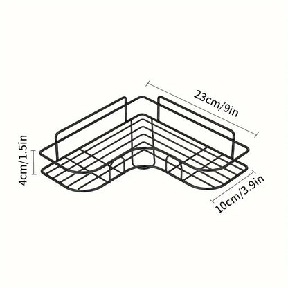 Rust-Resistant Corner Shower Rack