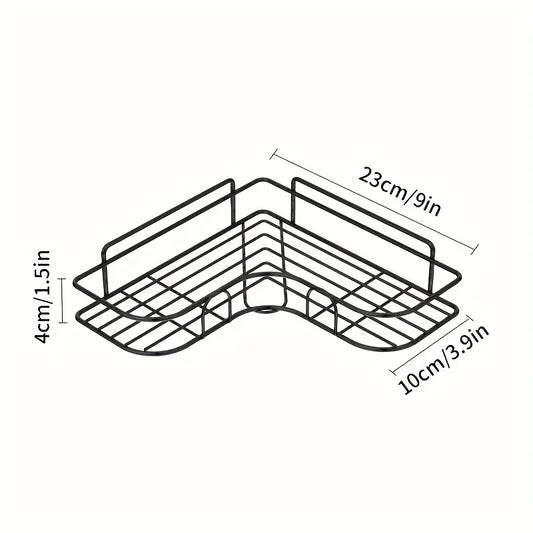 Rust-Resistant Corner Shower Rack