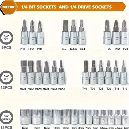 46pcs Auto Mechanical Repair Tool Set