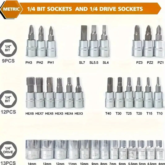 46pcs Auto Mechanical Repair Tool Set