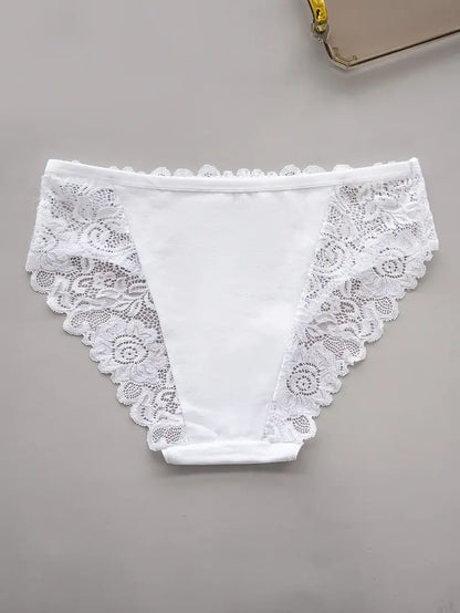 5pcs Women's Solid Color Underwear Set